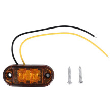 12V / 24V 2 LED Seitenmarkierungsleuchte Lampe fuer Autotransporter E-geprueft Bernstein