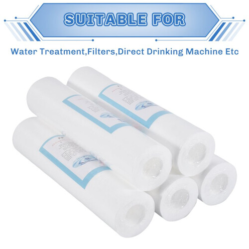 5 St Utbytesvattensedimentfilter (5 Mikrometer) 2,5 Tum X 10 Tums Patroner 2