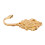 Rose Pattern Vintage Alloy Drapery Curtain Holdbacks Tieback Hooks 2Pcs (Gold) 5