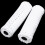 Pair Vintage leather bicycle Grips Grips trekking handlebars Cover Colour: White 4