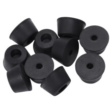 10 Stuks 21 X 12 mm Conische Verzonken Voet Voeten Rubberen Buffermateriaal: Rubber