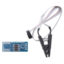 SOIC8 SOP8 Flash Chip IC Test Clips Socket Adapter Programmer BIOS/24/25/93