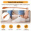 Brown Plastic Handle Back Scratch helper Massager 48 cm 4