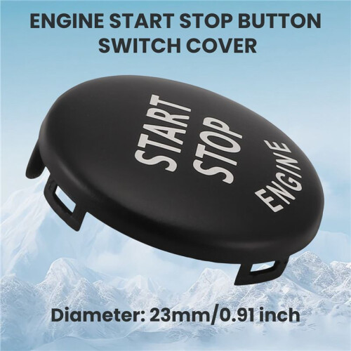 Start Stop Engine Button Push Button Ignition  Cover Replacement for  X1 X3 X5 X6 Z4 (E84, E83, E70, E71, E89) 1 3 5 Series 1