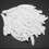 100pcs  Cosmetic Spatula Scoop Disposable White Plastic Mask Spatula Spoons 4