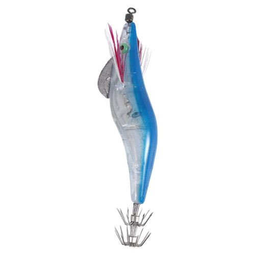 1 Stück Blau Blinkende LED Fischköder Blitzlicht 10 cm Minnow Leucht Squid Jig Garnele Köder Nacht Fischen Köder