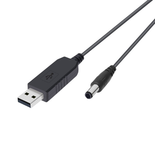 Cable De Conversion Usb A  Cable De Aumento De Voltaje 5V A 9V 5.5X2.1Mm  Macho 1M Nuevo 2