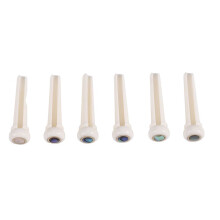Guitar Bone Bridge Pins med 5,3 Mm Position Abanlone Dot för Utbyte Av Akustiska Gitarrdelar