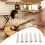 Guitar Bone Bridge Pins med 5,3 Mm Position Abanlone Dot för Utbyte Av Akustiska Gitarrdelar 5