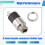 5 St 3,5 Mm Stereojack Panelmonterad Kontakt 10