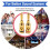 7 Pairs, Open Screw Banana Plugs for Speaker Cable 2