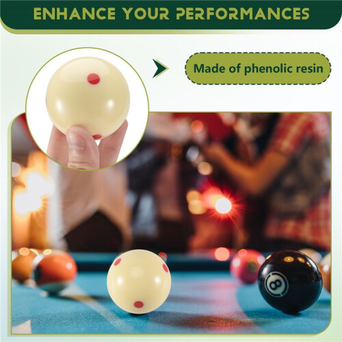 2.25inch 57mm 6 Red Spot Cue  Pro Cup Billiard Pool Snooker Training Practice 2