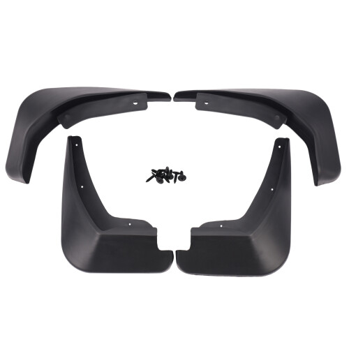 4PCS Car Mud Flap  Mudguard Front Rear Guard Set for  Fiesta