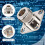 N type female jack RF coax connector 4-hole panel mount with solder cup,silver 5