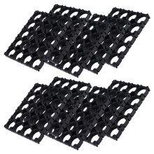 10PC 18650 Battery 4x5 Cell Spacer Radiating Shell Plastic Holder Bracket 18.4mm