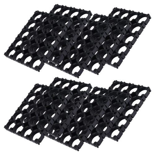 10PC 18650 Battery 4x5 Cell Spacer Radiating Shell Plastic Holder Bracket 18.4mm