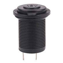 Enchufe de Encendedor de Cigarrillos para Coche de 12V a Prueba de Agua Cargador USB Adaptador de Corriente Salida SM