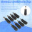 Universal 1 set = 8pcs / set 5pin Jack Plugs  for Laptop AC Power Adapter Tips Connectors for Computer Notebook 5