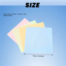 4 Chiffon de Nettoyage Optique en Microfibre Dvd Lcd Camera Lens Screen Serviette en Tissu Propre