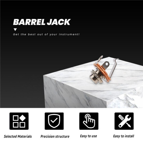 Parti E Accessori Per Chitarra Switchcraft 1/4 6.35mm 2-Conductor Mono Chassis Guitar Jack Input Output 2