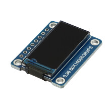 Ips 0.96 Inch 8 Pin Spi Hd 65K Full Color Tft Module St7735 Drive Ic 80 x 160 Lcd Display 3.3V Spi Interface For  Diy