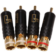 4PZ Connettori Per Connettori Audio Rca