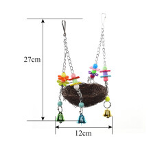 Handcraft Bird's Nest Toys For Birds parrots To Bite Climb Bird Swing Toys
