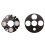 3 array IR led Spot Light Infrared 3x IR LED board for CCTV cameras night vision (53mm diameter) 3