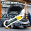 1/4  Screwdriver Pole 6.35mm Inner Hexagon Ratchet Socket Wrench with Dual- Home Tool Accessory 4