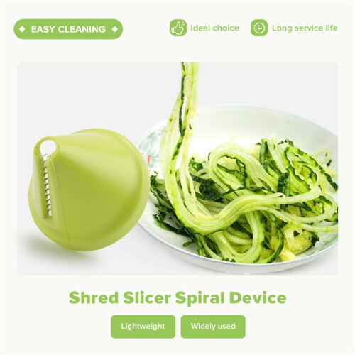 Kitchen Gadget Funnel Vegetable Radish Cutter Shred Spiral Device 2