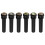 6 pezzi nero ebano Shell Guitar Bridge Bone Pins Set con Abalone Dot verde per accessori chitarra acustica 1
