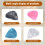12 x rock picks - Mediators for guitars and basses 3 different thickness 6