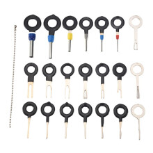21Pcs Terminals Removal Key Tools Set For Car, Auto Electrical Wiring Crimp Connector Pin Extractor Puller Repair Remover Key Tools Set For Most