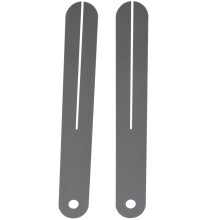 2pcs Fret Puller Fretboard Fingerboard Fret Repair Tool Protector Steel Plate For Electric Guitar And Bass