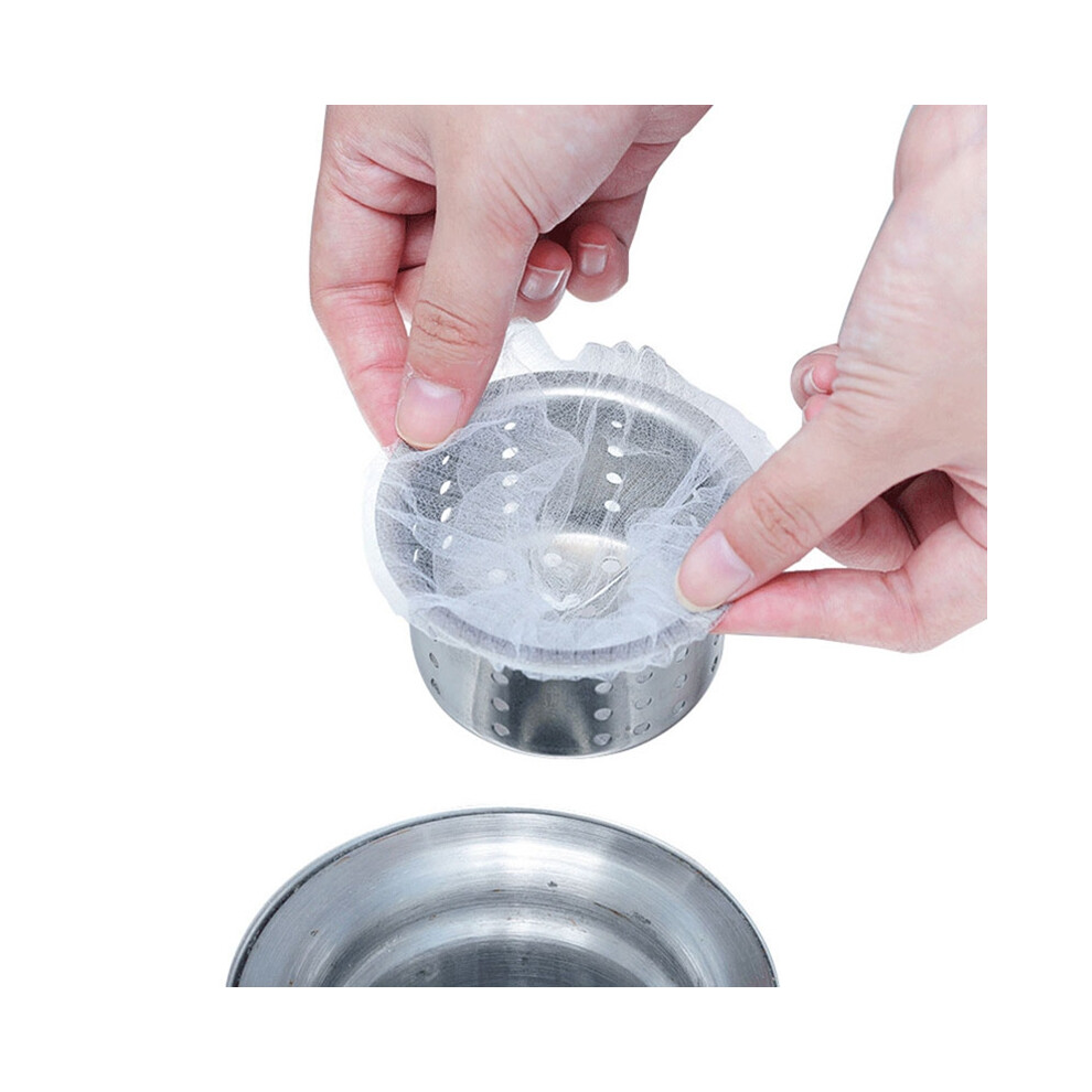 200Pcs Kitchen Anti-Clogging Sink Filter Dish Washing Sink Drain Residue Filter Garbage Bag Water Cut Bag Kitchen Shower Floor Drainer 6032328771649