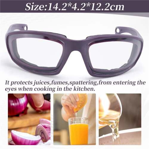 Tears Free Onion Chopping Goggles Glasses Eye Protector Kitchen Gadget Tool 2