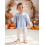 (3-6 Months, Purple) Ολόσωμη φόρμα Halloween ριγέ σχέδιο 4