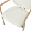 Set of 4 Bouclé Dining Chairs with Metal Frame 7