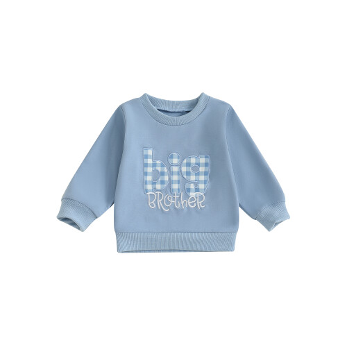 (6-12 Months, Blue) Φούτερ για Νήπιο Στρογγυλή Λαιμόκοψη