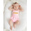 (3-6 Months, Pink) Βρεφική φόρμα κολοκύθας για μωρά, Halloween, αμάνικη Cami Romper 4