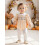 (12-18 Months, Orange) Ολόσωμη φόρμα Halloween ριγέ σχέδιο 6