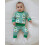 (3-6 Months, Green) Χριστουγεννιάτικες στολές μωρού χειμερινά ρούχα 5