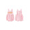 (3-6 Months, Pink) Βρεφική φόρμα κολοκύθας για μωρά, Halloween, αμάνικη Cami Romper 2