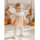 (12-18 Months, Orange) Ολόσωμη φόρμα Halloween ριγέ σχέδιο 7