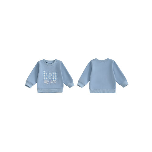 (6-12 Months, Blue) Φούτερ για Νήπιο Στρογγυλή Λαιμόκοψη 1
