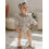 (0-3 Months, Khaki) Φθινοπωρινή φόρμα με μακριά μανίκια. 4