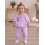 (2-3 Years, Purple) Conjunto de otoño 2 piezas. 3