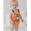 (6-12 Months, Orange) Μωρουδιακό Φόρμα, Αμάνικο και Αγοριών 6