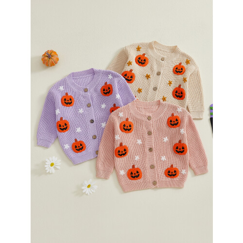 (18-24 Months, Khaki) Πλεκτές ζακέτες για μανίκια, κουμπιά. 2