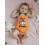 (6-12 Months, Orange) Μωρουδιακό Φόρμα, Αμάνικο και Αγοριών 5